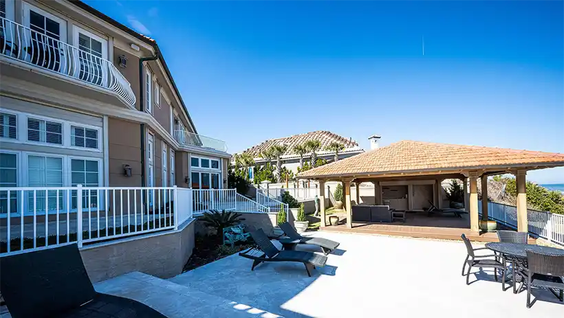 walkway to north cabana
