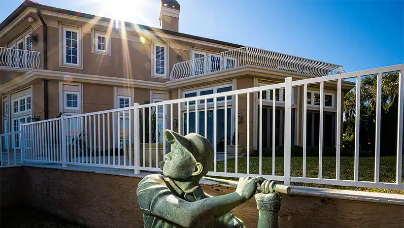 european golf statue