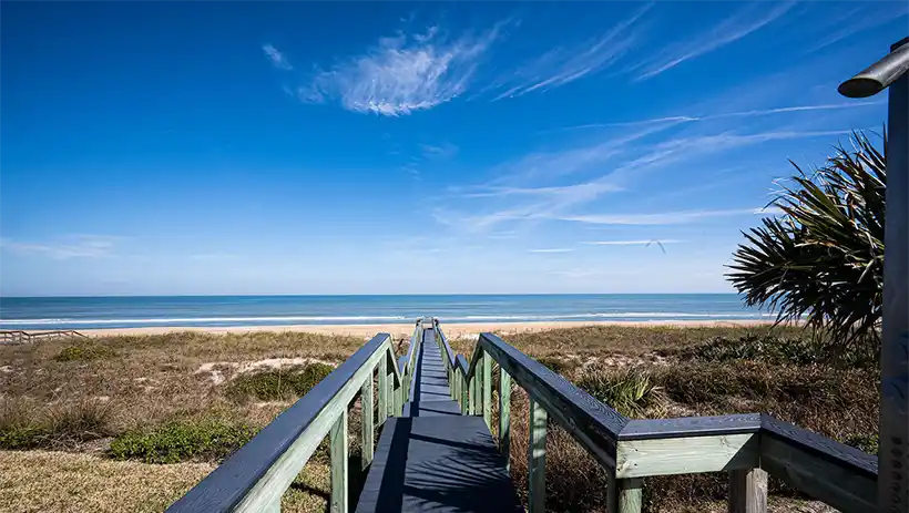 beach walkway