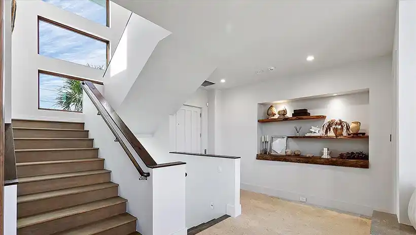 stairs and elevator