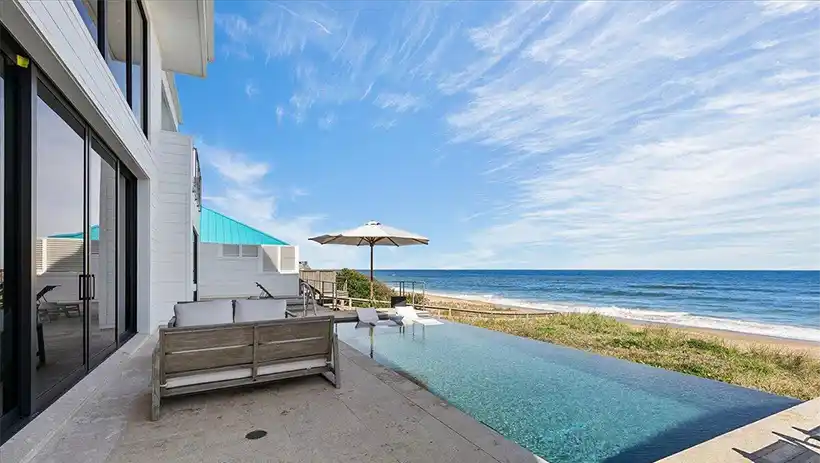 pool and ocean