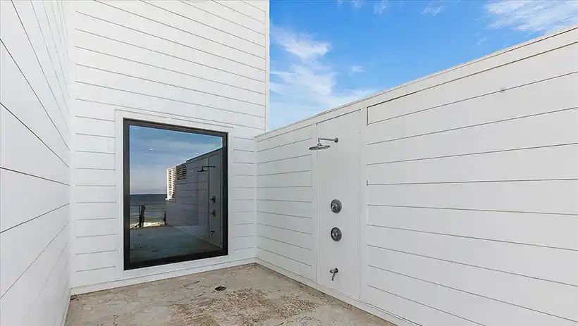 outdoor shower