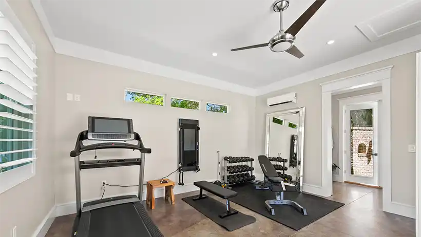 use as a gym or a bedroom