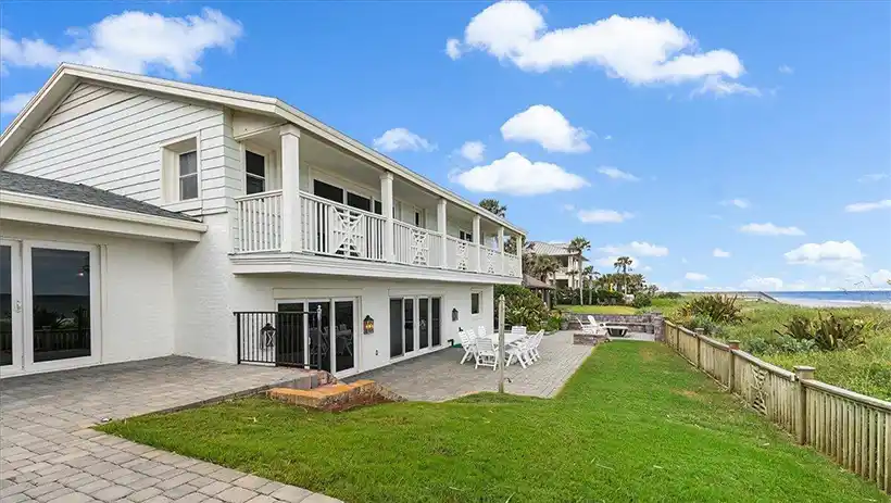 Staircase from Guest House to Backyard