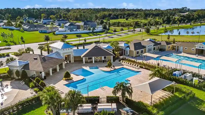 Cross Creek amenities with pool and clubhouse