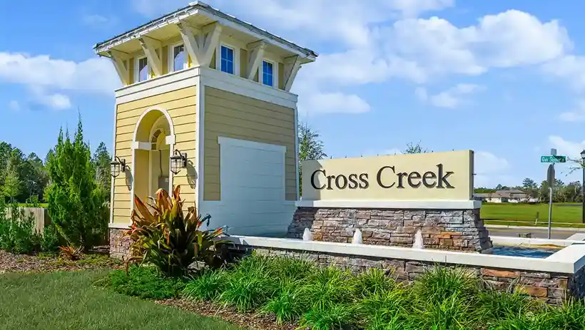 Cross Creek homes in Green Cove Springs FL neighborhood
