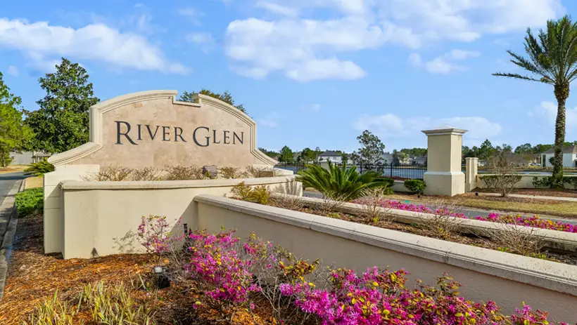 River Glen homes in Yulee FL neighborhood