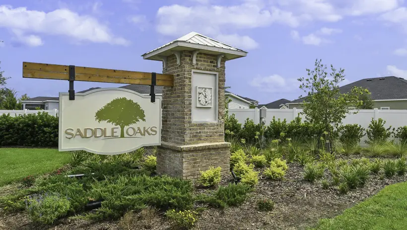 Saddle Oaks neighborhood in Jacksonville FL